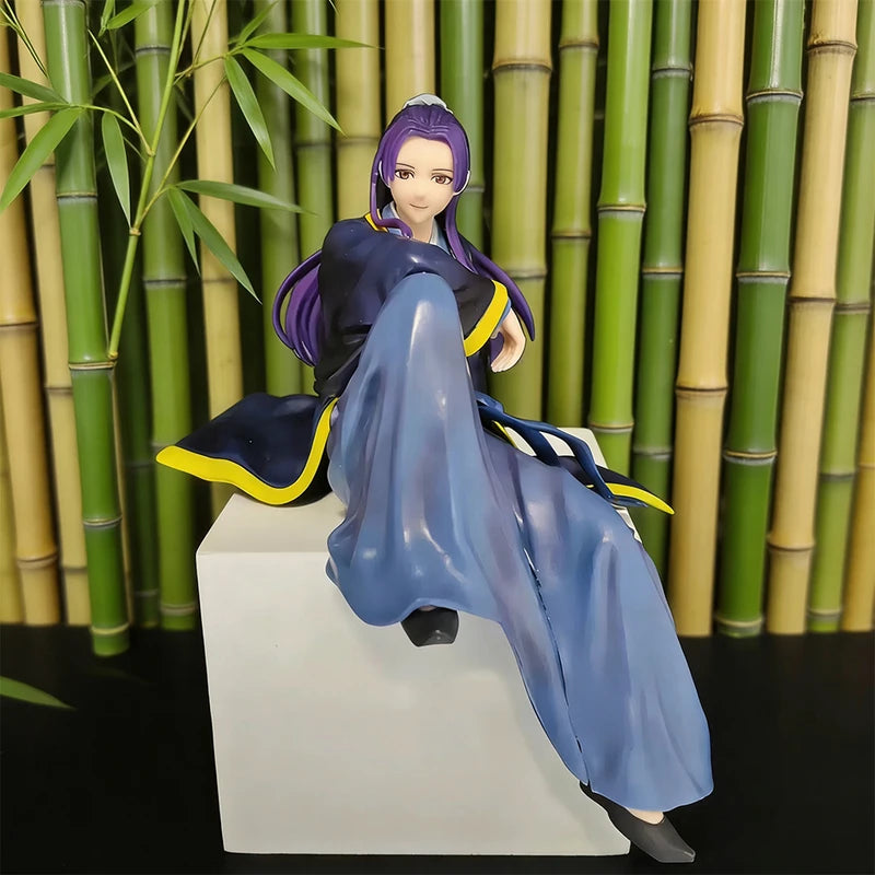 Anime PVC Figure Sitting Pose Collectible Toy for Fans - 15.5cm