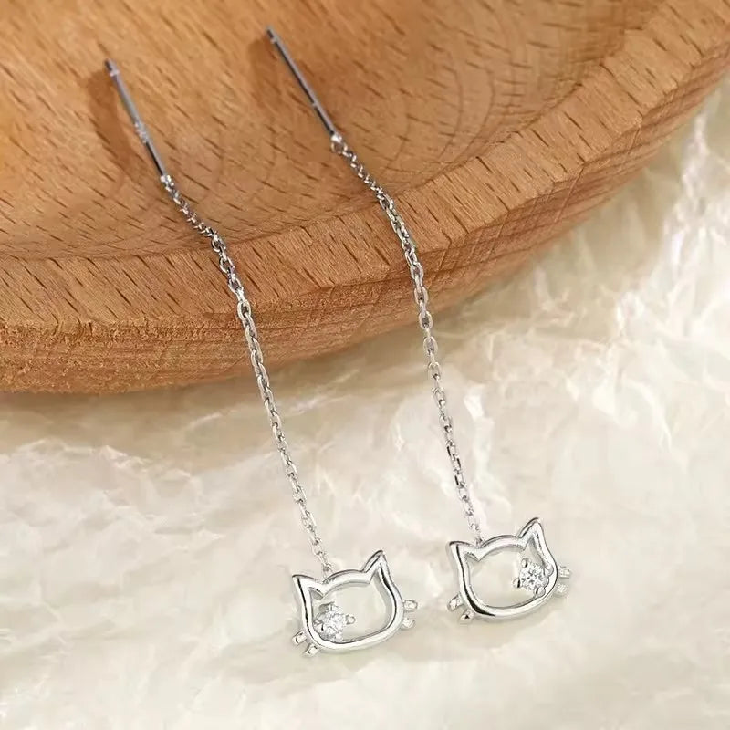 Sterling Silver Geometric Stud Earrings for Women - Versatile Jewelry Gift
