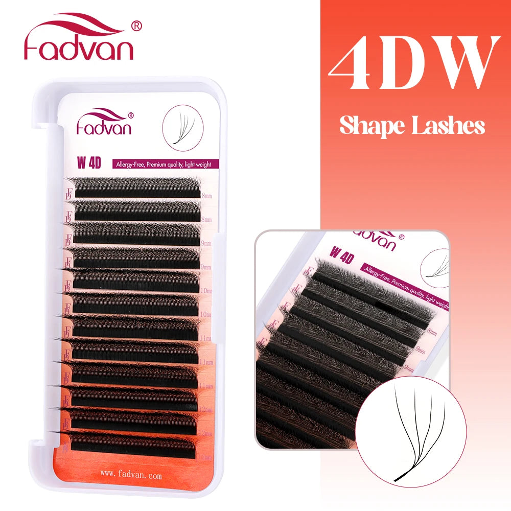 False Eyelash Extensions Mink Fans 3D/4D/5D/6D/7D/8D Premium Volume Lashes
