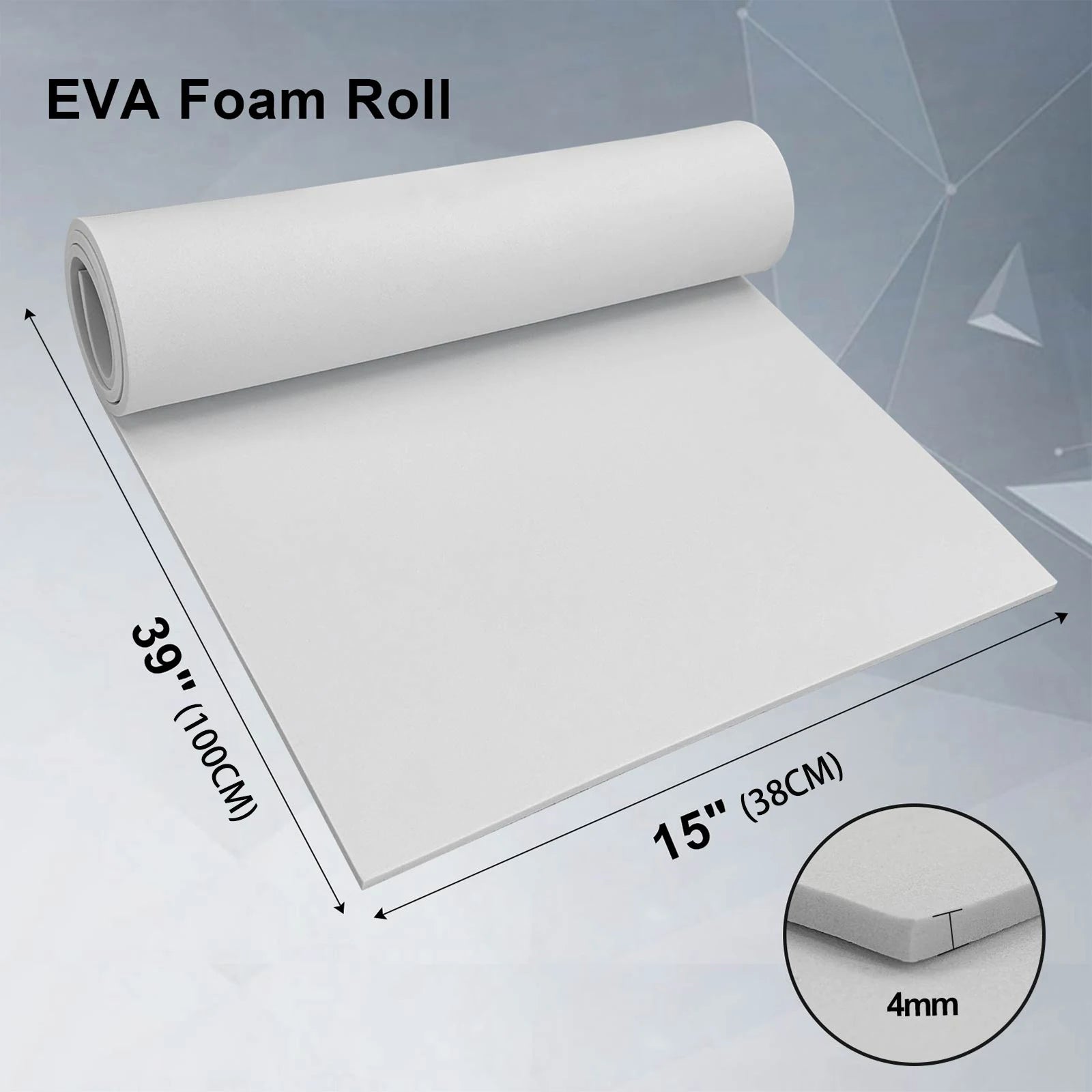 DIY Craft Foam Sheets 39x15 Inches, 2-10mm Thick EVA Foam for Cosplay & Projects