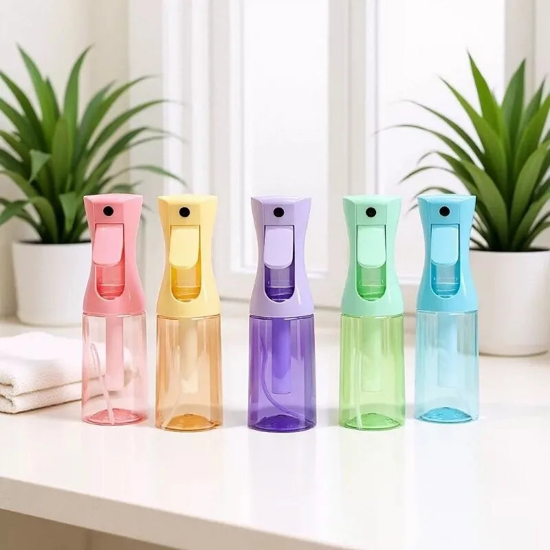 Portable 200ML Travel Spray Bottle with Continuous Mist Reusable for Beauty & Plants