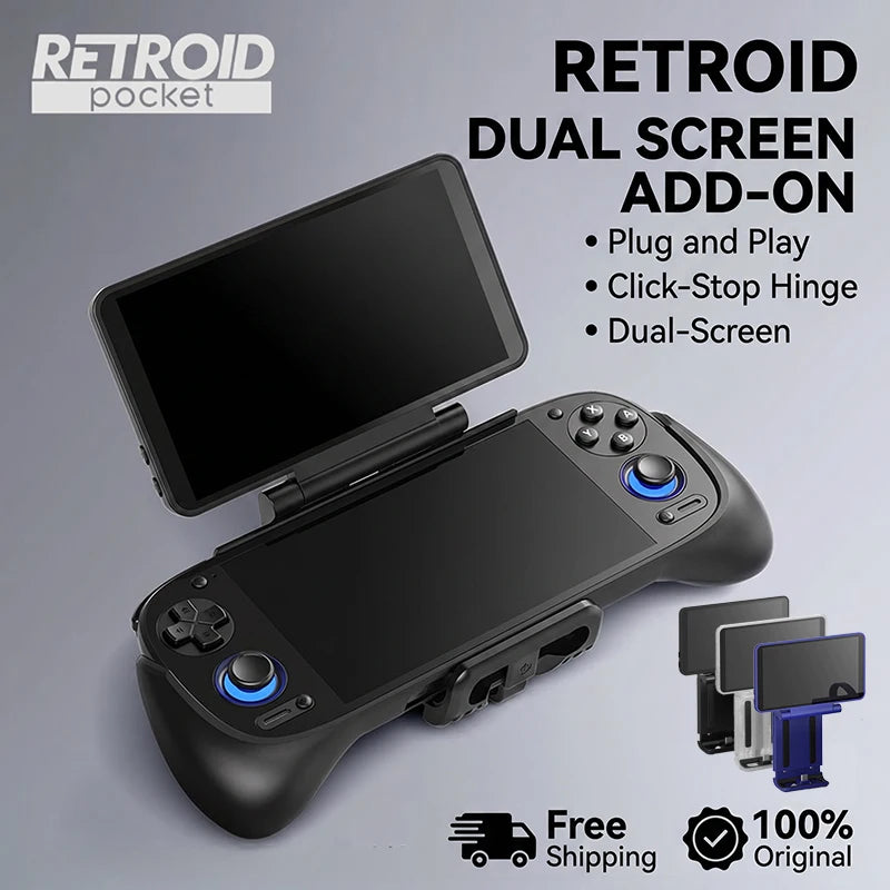Retroid Dual Screen Add-on with 5.5-Inch OLED and Type-C for RP6, RP4Pro, RP MiniV2, RP5