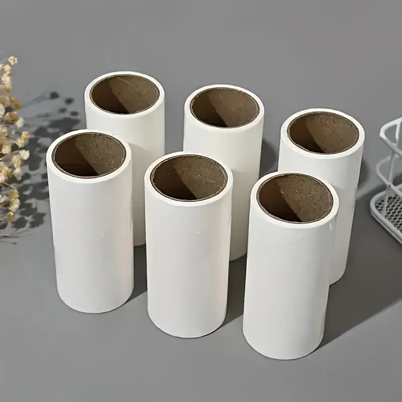 5pcs Sticky Lint Roller Refills for Pet Hair Removal Clothing & Carpet Cleaning