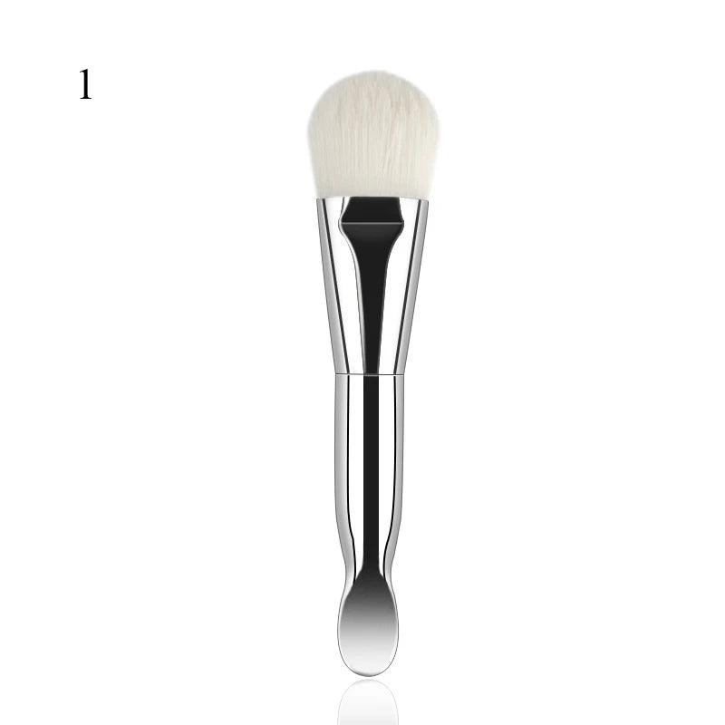 Face Mask Brush Flat Soft Hair Facial Cleansing Applicator for Skin Care & Makeup