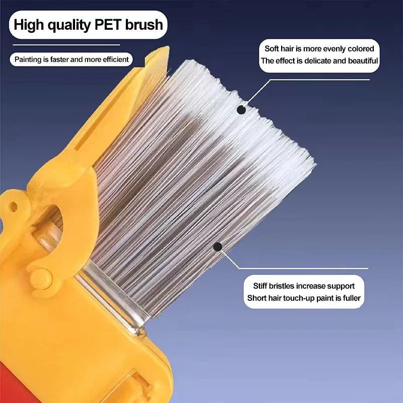 Professional Corner Paint Brush for Walls & Ceilings - Indoor Outdoor Paint Tool