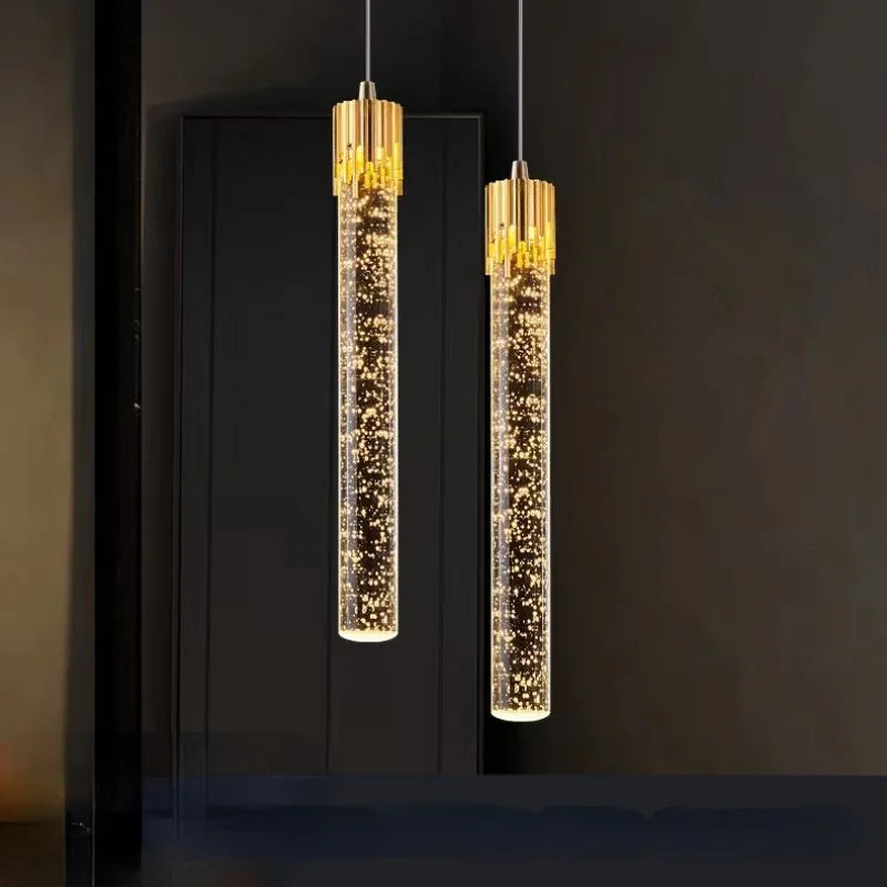 Modern Crystal Pendant Lighting Fixture for Bedroom Kitchen Bathroom