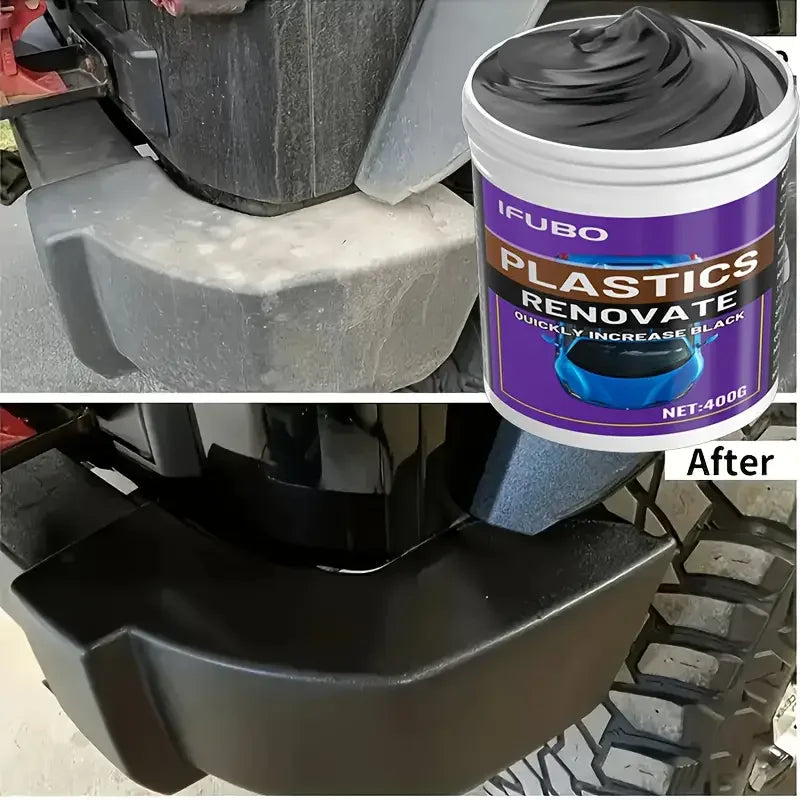 Heavy Duty Automotive Plastic Repair Wax - Scratch Removal & Rapid Renewal for Cars and Trucks