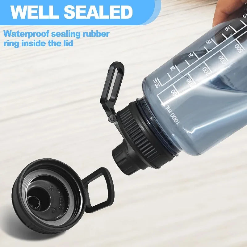 Replaceable Wide Mouth Loop Top Lid for 32oz Nalgene Water Bottle - BPA Free