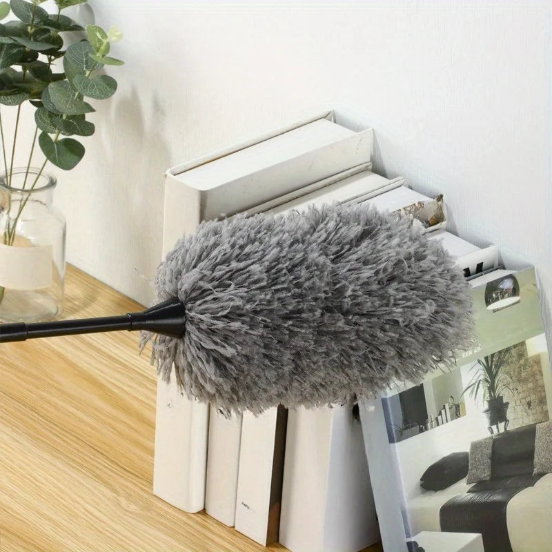 Microfiber Feather Duster - Flexible Reusable Dust Cleaner for Home