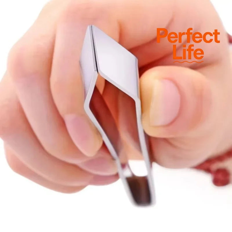 Stainless Steel Fish Bone Tweezers Pliers Kitchen Tool for Fish & Meat Removal
