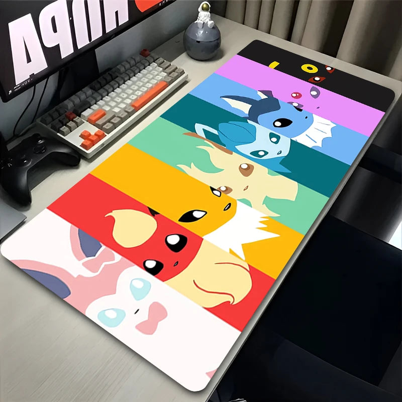 Colorful Anime Mouse Pad for Gaming and Office Desks - 50cmx50cm & Larger Sizes