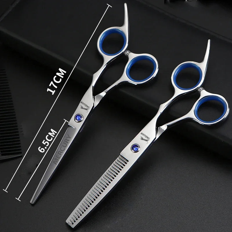 Professional Hairdressing Scissors 5.5 & 6 Inch Salon Shears for Hair Cutting & Thinning