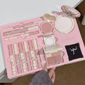 Lip & Eye Makeup Set with Lip Gloss Lip Oil Mascara Eyeliner Blush Highlighter