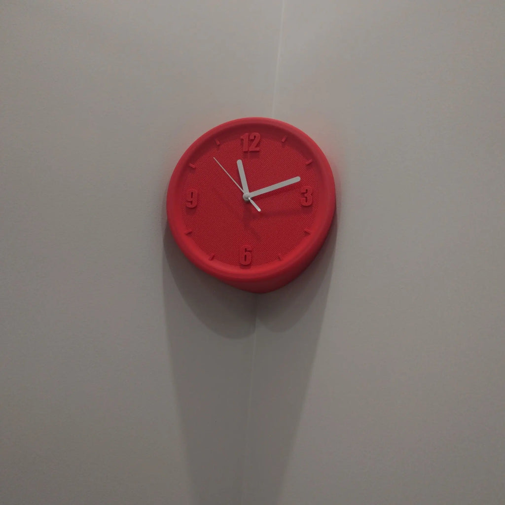 Silent Wall Clock for Living Room & Bedroom — Modern Corner Art Decor
