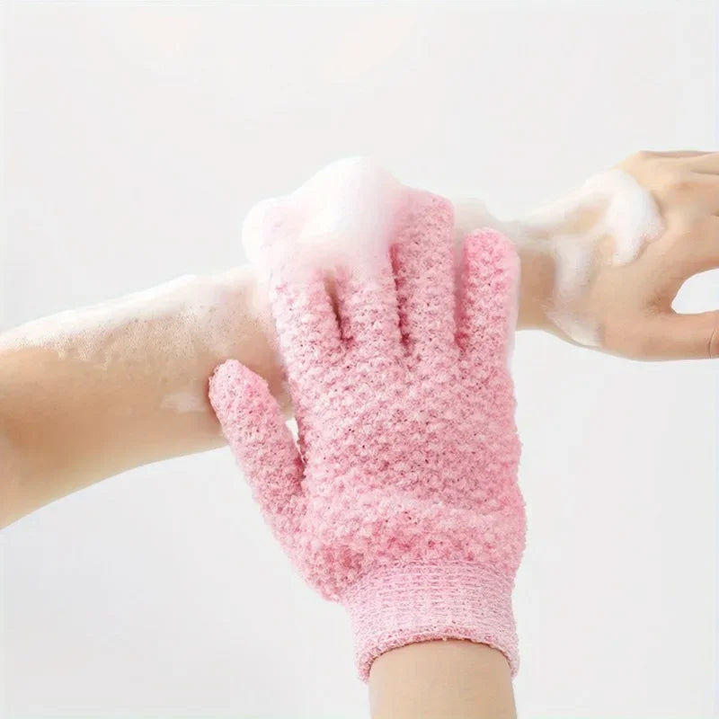 Exfoliating Bath Gloves Shower Scrubber for Daily Body Massage