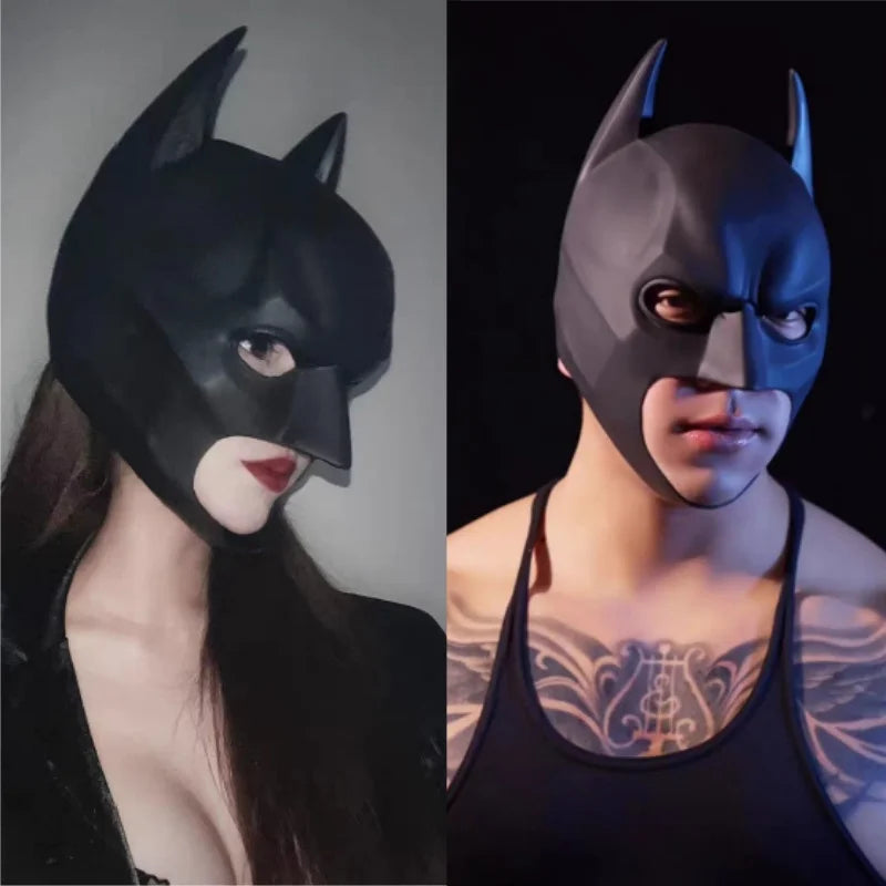 Halloween Latex Bat Mask Cosplay Headgear for Party Costume Prop