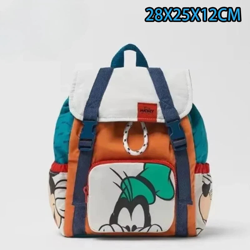 Cartoon Women's Large Capacity Backpack with Plush Mouse Duck Pattern for School & Travel