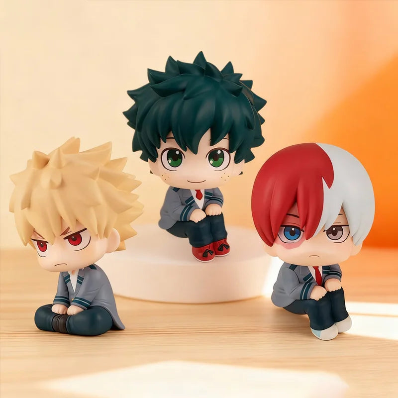 My Hero Academia PVC Figurine Collection - Chibi Anime Toy Model Set