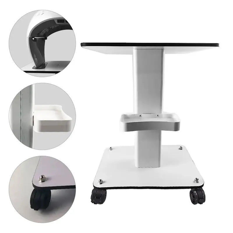 Salon Trolley with Large Table Top - SPA Rolling Cart for Beauty Machines