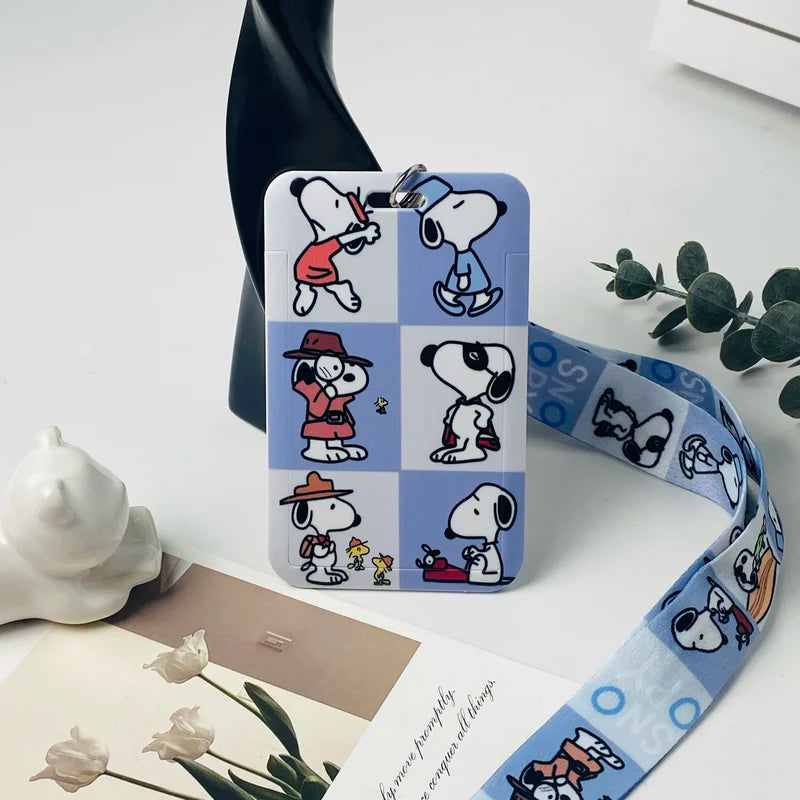 Anime Credential Holder Lanyards for ID Badge Keys Neck Strap Accessories Gift