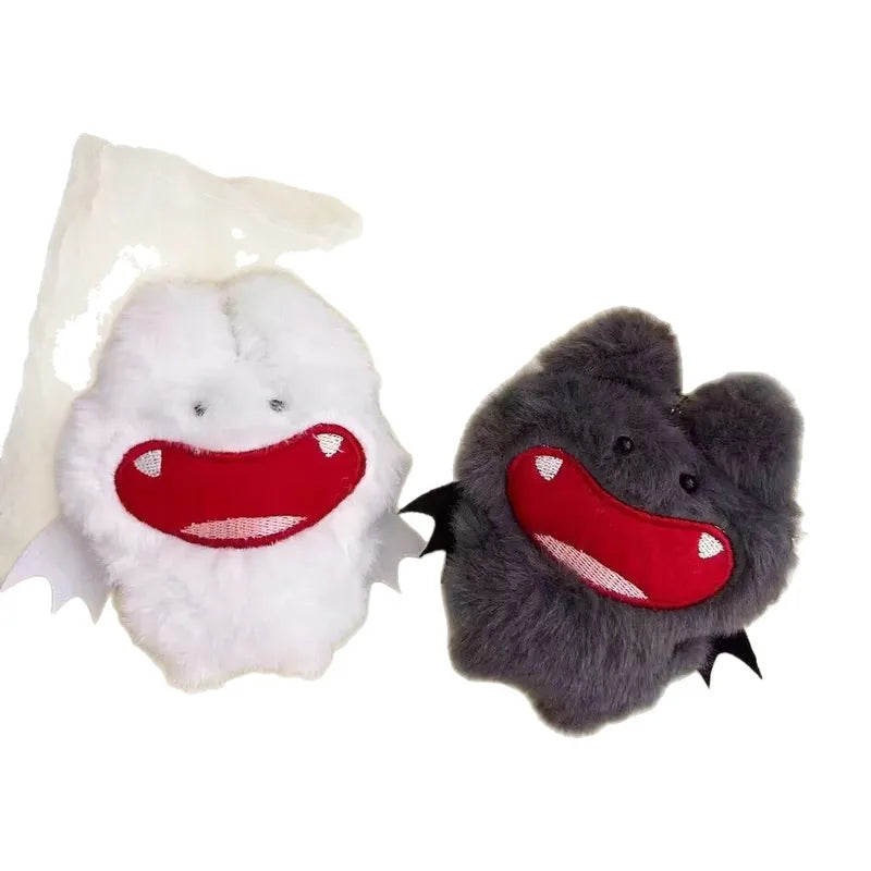 Halloween Demon Bat Plush Toy Keychain Bag Pendant - Festive Gift, Multiple Colors