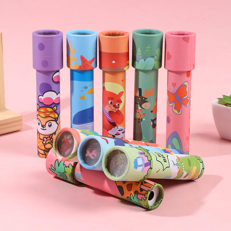 10Pcs Creative Kaleidoscopes for Kids Party Favors & Educational Gifts