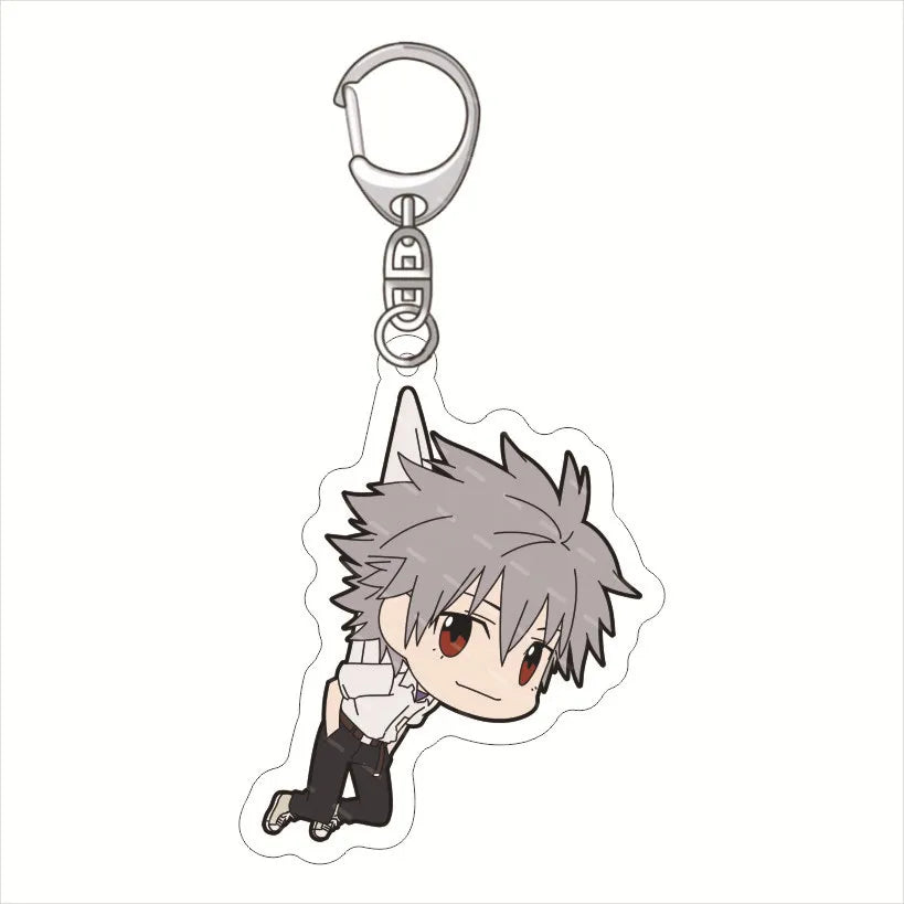 Double-Sided HD Anime Keychain - EVA Acrylic Backpack Pendant, Custom Colors
