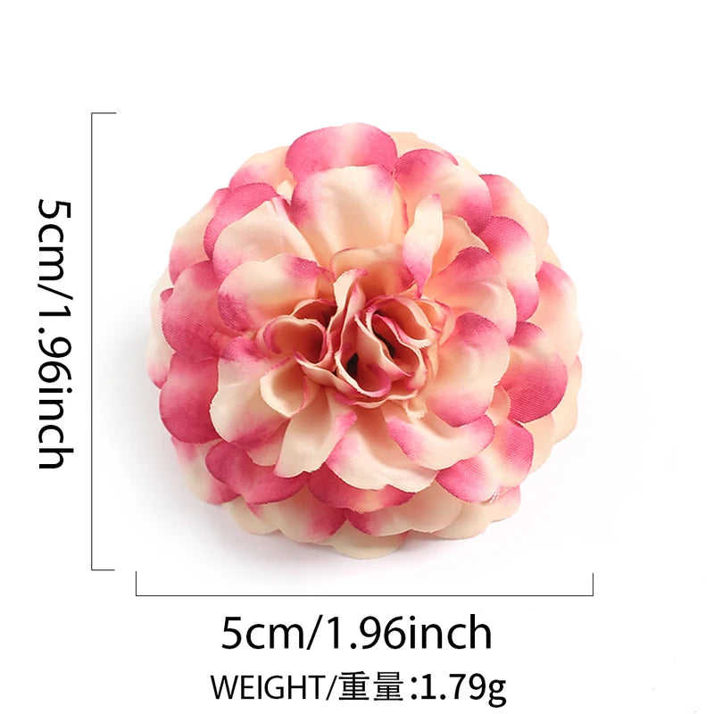 Artificial Silk Rose Flowers for Home Decor Wedding Party DIY Gift Set
