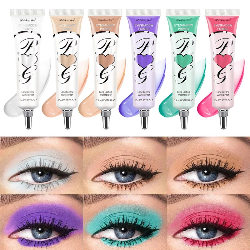 Waterproof Matte Eye Shadow Primer for Oily Eyelids - Long-Lasting Base