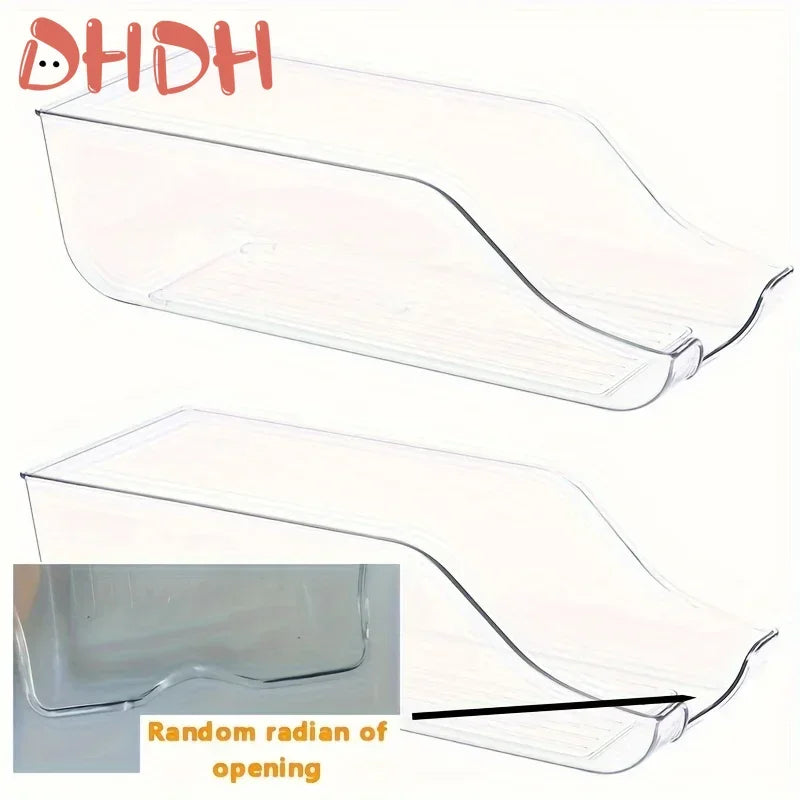 Refrigerator Storage Box Organizer for Kitchen Food Cans and Bottles