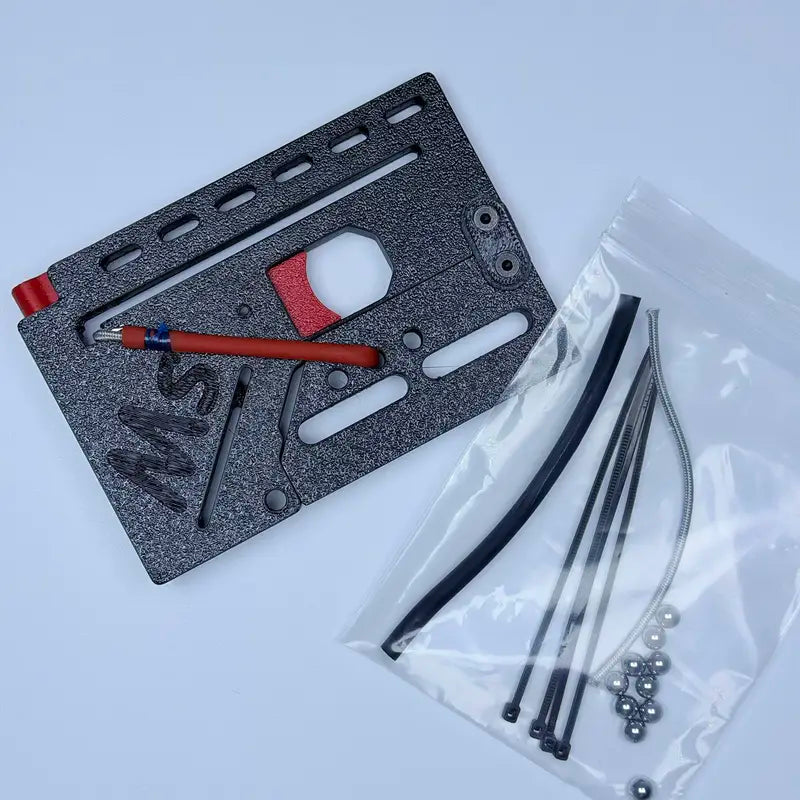 Foldable Portable Card Transformable Slingshot Stress Relief Toy - 3D Print Plastic, No Steel Ball