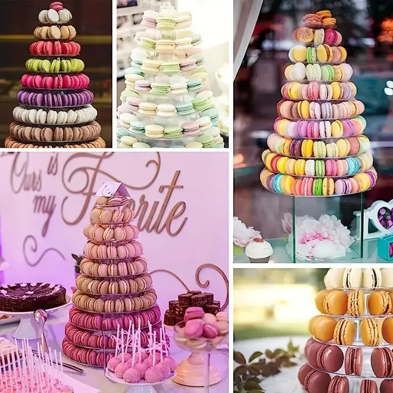 Tiered Cake Display Stand for Desserts & Pastries - Wedding Baby Shower Party