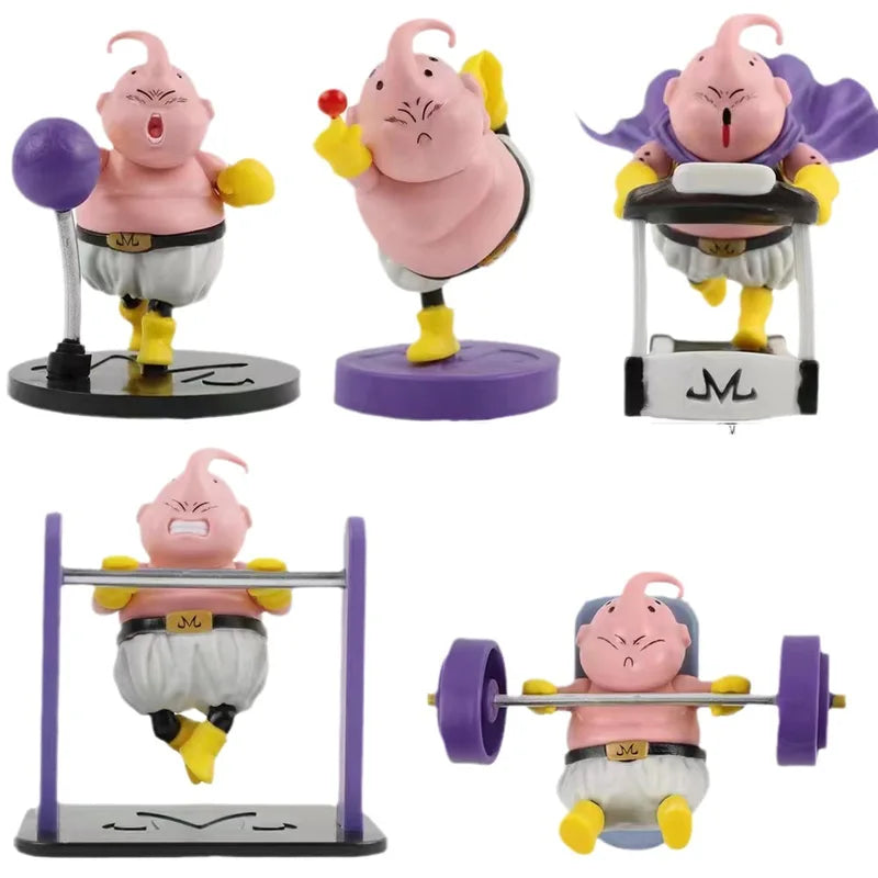 Dragon Ball Z Buu Action Figure Set - PVC Collectible Toy Figures, 5 Pieces