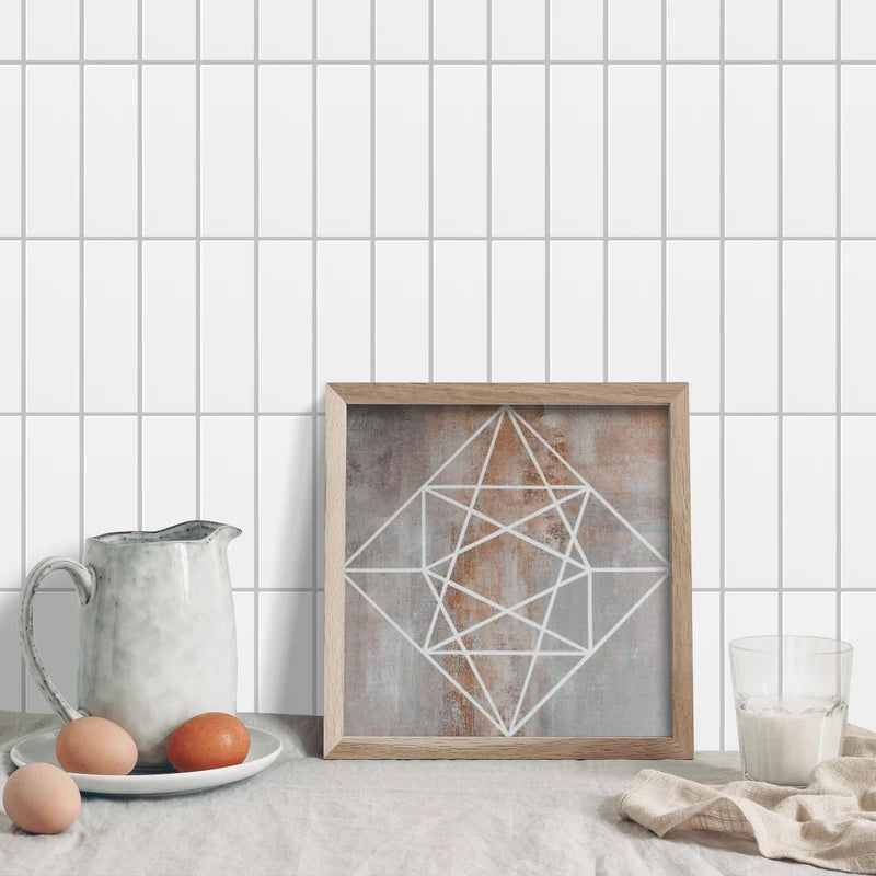 10-Pack 3D Self-Adhesive Wall Tile Stickers for Kitchen & Bathroom Decor