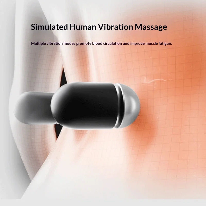 Lumbar Support Cushion with Vibration Massage for Waist Pain Relief