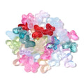 50pcs Butterfly Glass Beads for Jewelry Making - Lampwork Czech Loose Beads