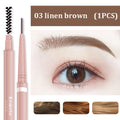 Ultra Fine Double-Ended Eyebrow Pencil - Waterproof, Long Lasting, Natural Finish