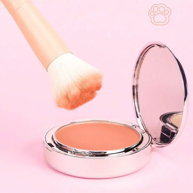 Cat Paw Makeup Brush with Storage Box, Professional Cosmetic Tool
