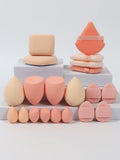 20 Pcs Makeup Sponge and Puff Set for Face Powder and Concealer