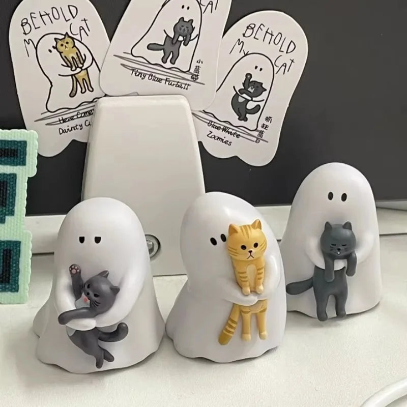 Mini Collectible Cat Figurine Blind Box - Trendy Gift & Decor