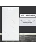 Self-Adhesive Marble Tile Stickers - Waterproof PVC Peel-and-Stick Wall & Floor Tiles