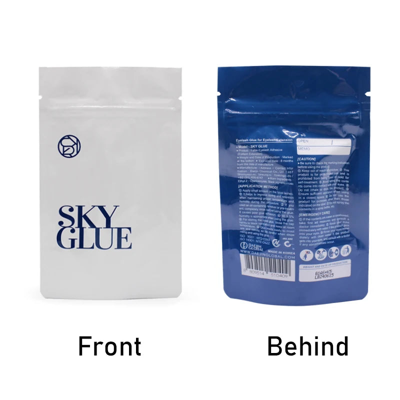 Korean Eyelash Extension Glue 5ml - Black, Red, Blue Cap Professional Adhesive