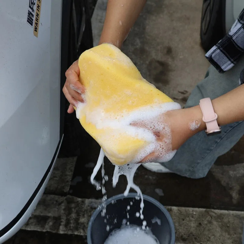 Car Wash Sponge Large Dense Foam Wax Applicator Pad Scratch-Free Cleaning Tool