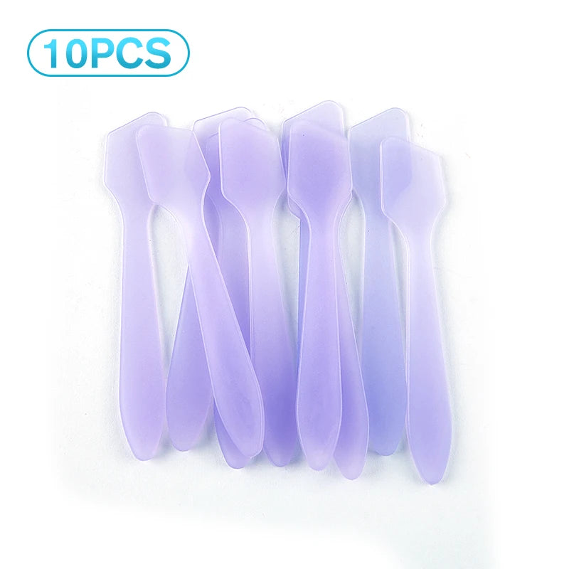Mini Cosmetic Spatulas Set - Makeup & Face Mask Application Tools, 10 Pcs