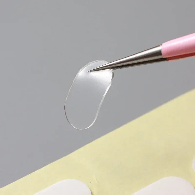 Double-Sided Nail Art Adhesive Tape - Ultra-Thin Jelly Glue for False Nails