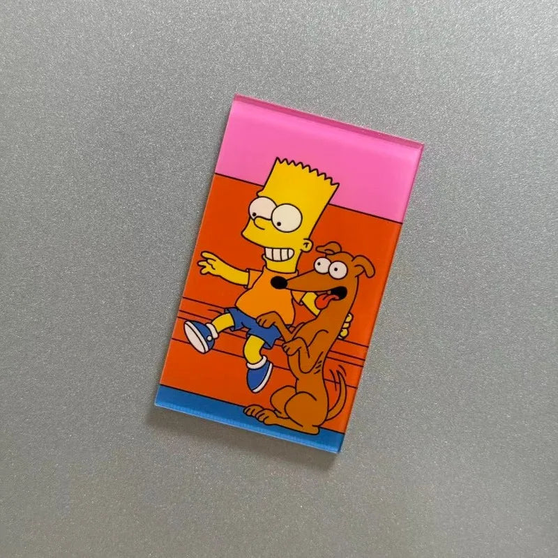 Cartoon Refrigerator Stickers for Kitchen Decor - The Simpsons Style
