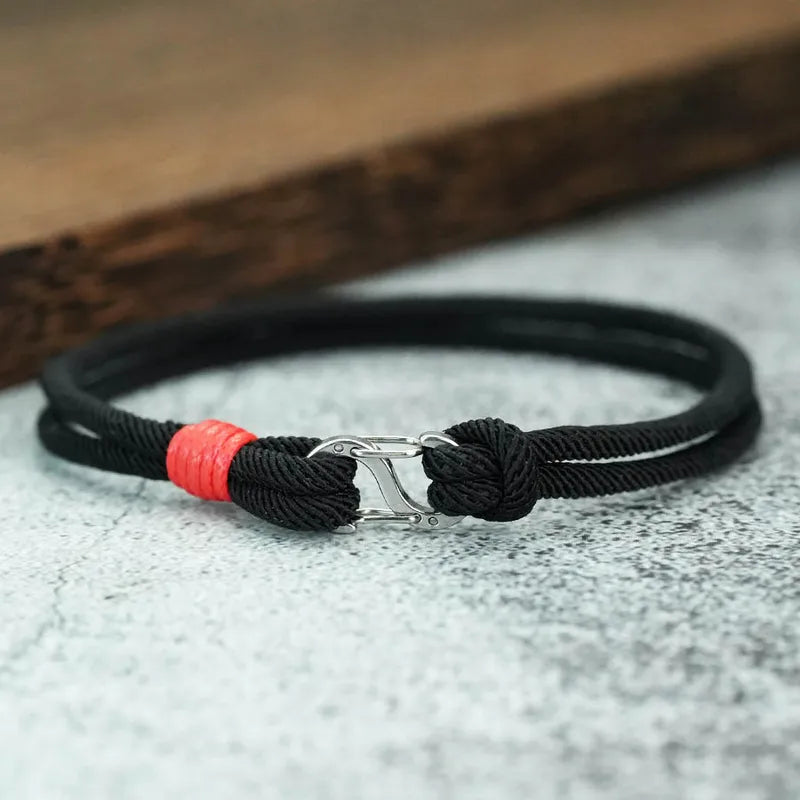 Men's Hand-Woven Detachable Color Rope Bracelets - Gift for Him