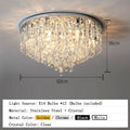 Modern Crystal Ceiling Chandelier - Designer Hanging Lamps for Living Room
