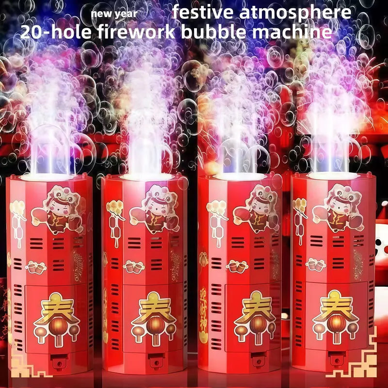 Colorful Bubble Machine for Holiday Parties - Fireworks & Celebration Props