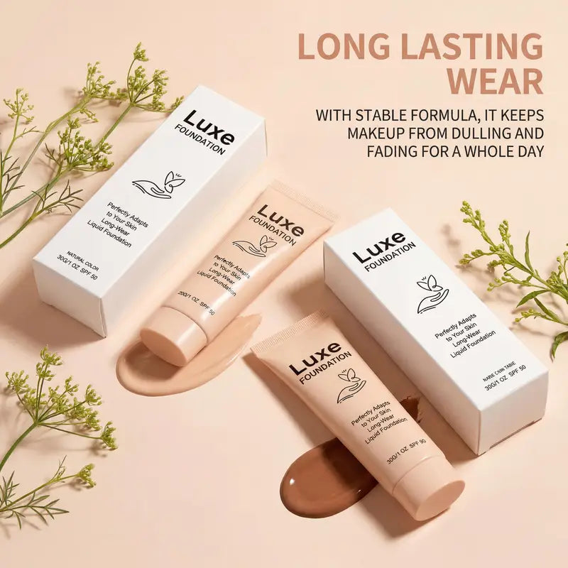 Self-Adjusting SPF 50 Color Changing Foundation for Flawless Skin